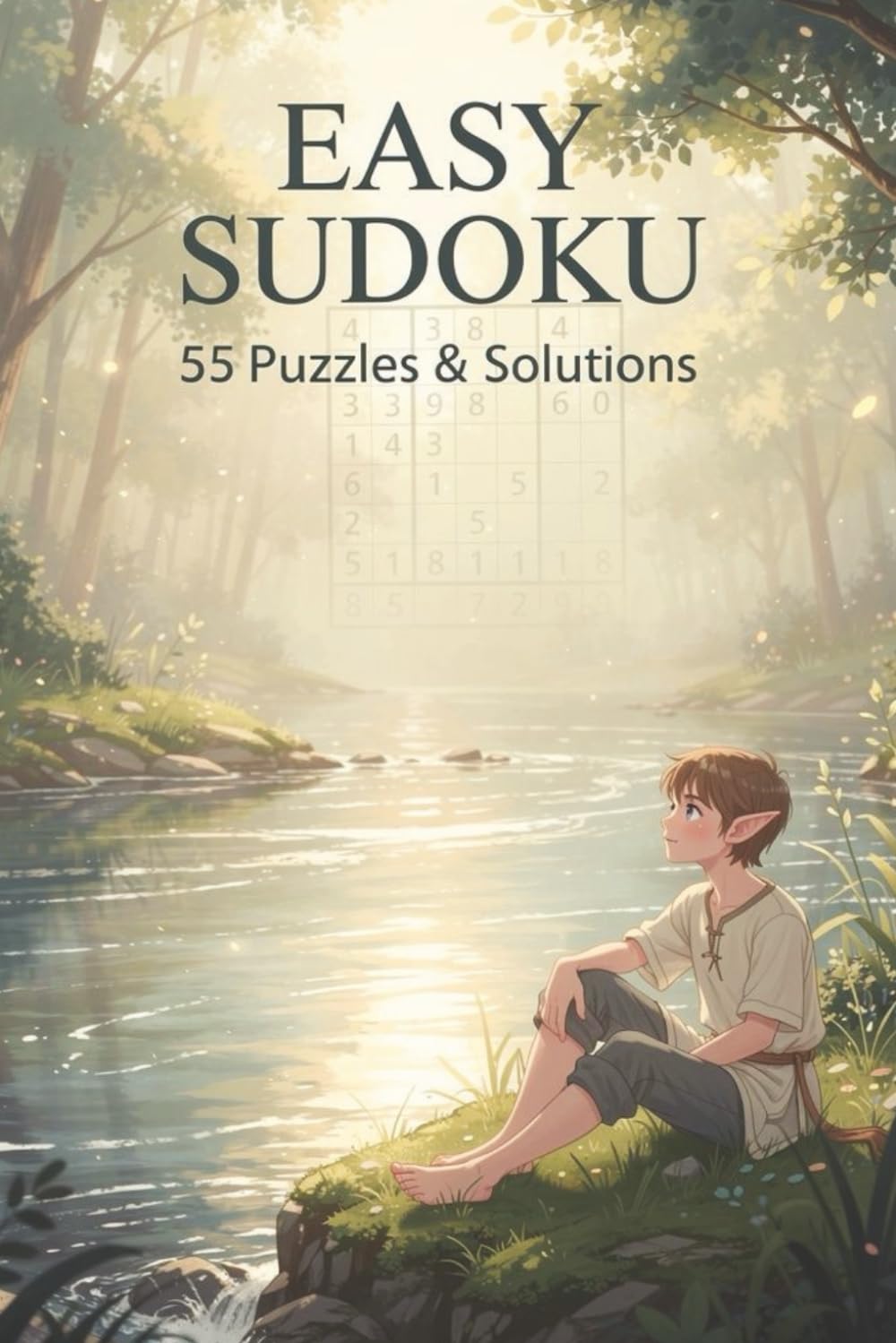 Calm & Easy Sudoku: 55 Puzzles & Solutions with Calming Quotes (Bramble & Bloom)