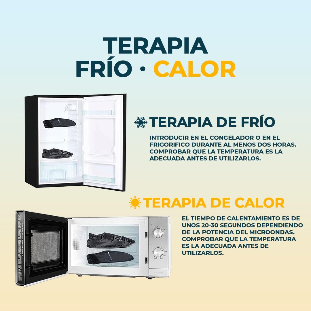 Kit Quimioterapia Guantes y Calcetines de Gel Frío para Manos y Pies | Ayuda a Reducir Molestias y Sensibilidad | Bolsa Isotérmica Incluida | Reutilizable | Negro