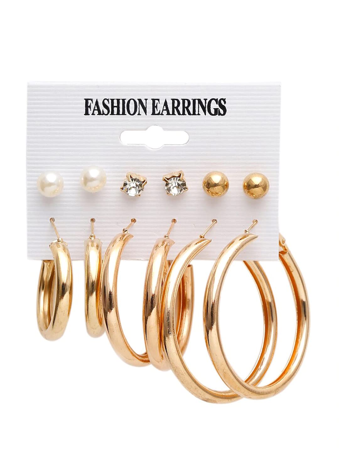 Plated Necklace and Earrings Combo Set (Style 6)