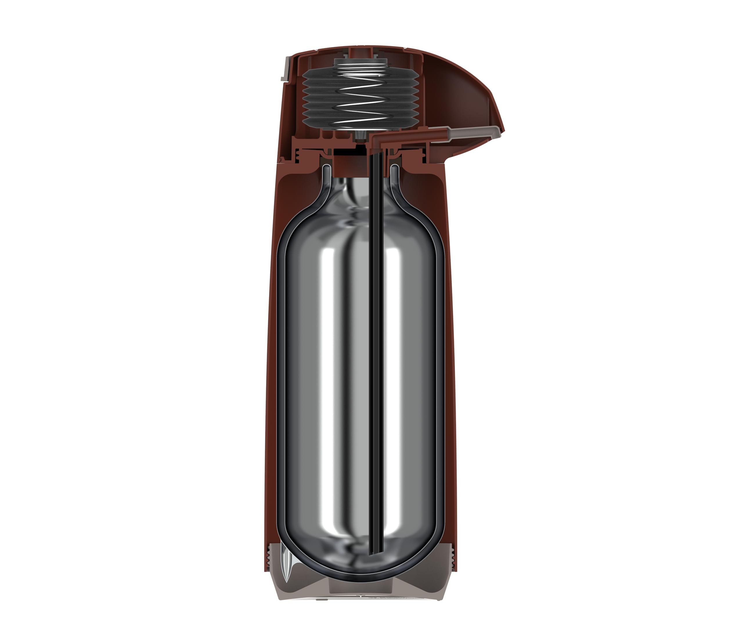 Tramontina Caraffa Termica per Bevande con Sifone Colore Rosso Exata 1,8L