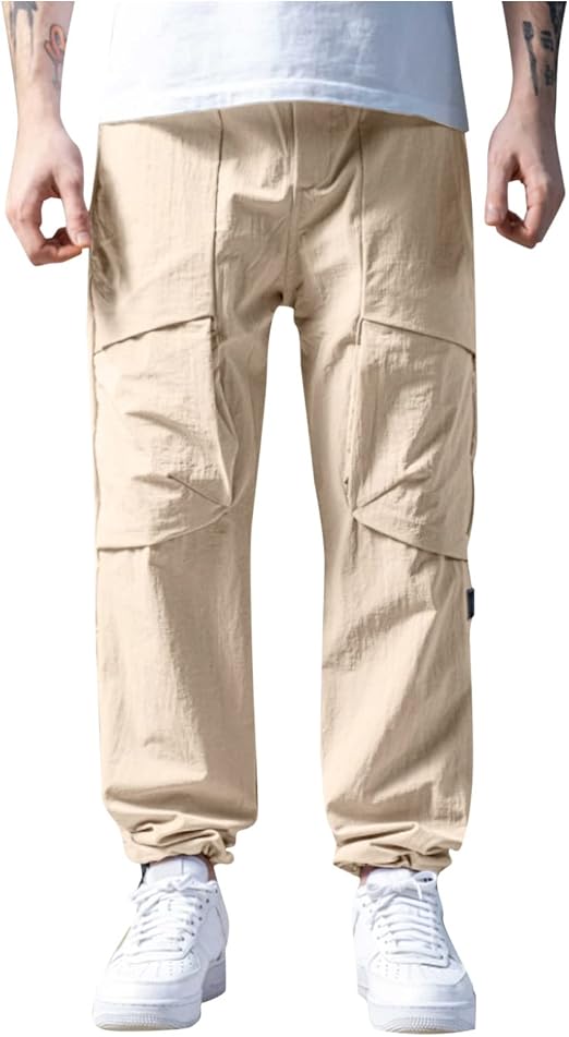 Marca biancheria da uomo, pantaloni da uomo Jogging uomo, pantaloni da  indossare uomo, pantaloni da tuta con orlo regolabili. Informali da uomo  pantaloni da tasca con cordino pantaloni : Amazon.it: Abbigliamento