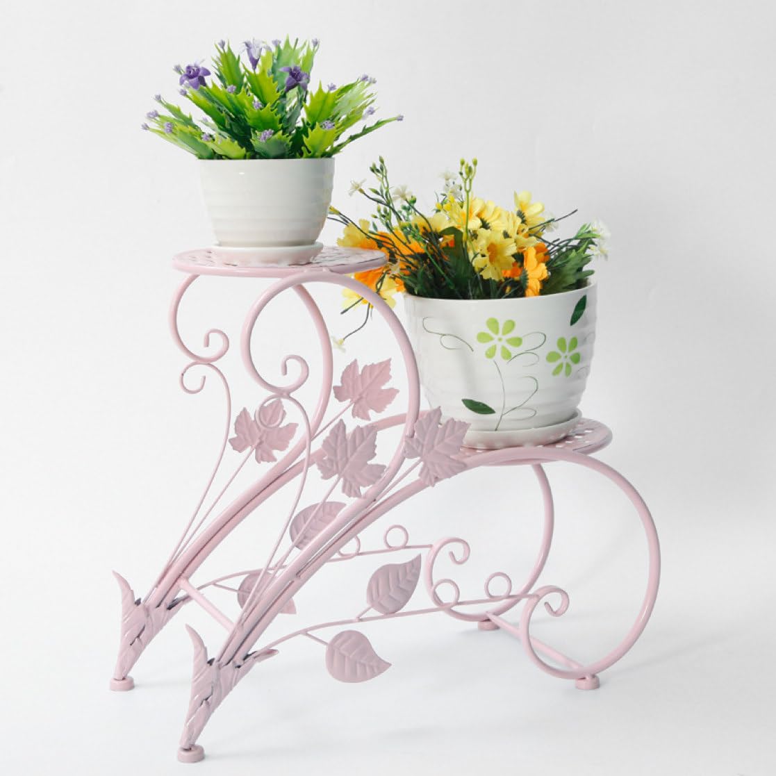 Amazon.co.jp: [GZGZ] 【2個セット】 フラワースタンド アイアン