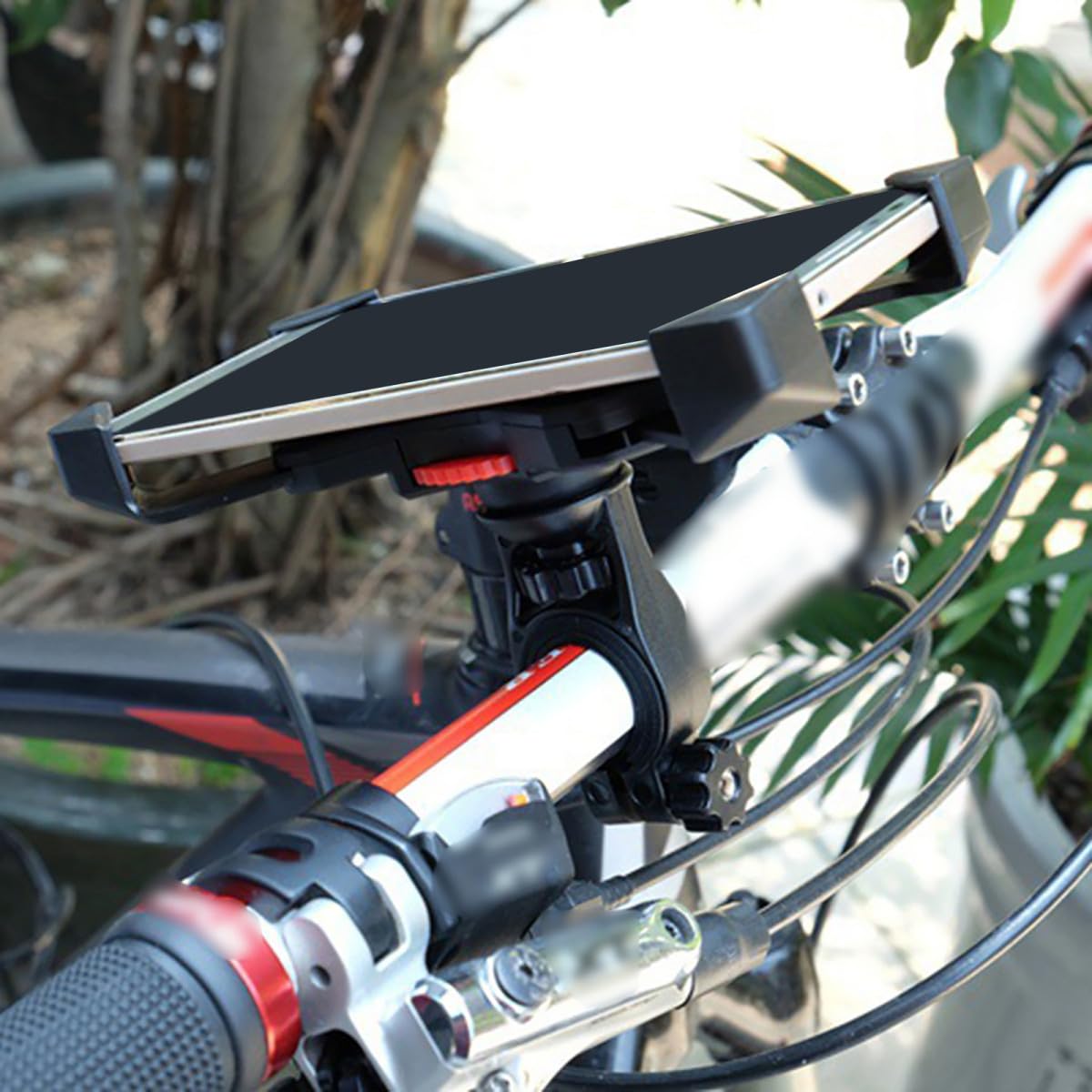 Uonlytech 2pièces Support Téléphone pour Et Vélo Fixation Guidon Pratique pour Navigation Mobile Compatible avec Smartphones Installation Rapide Et Facile Design Moderne Et Antidérapant