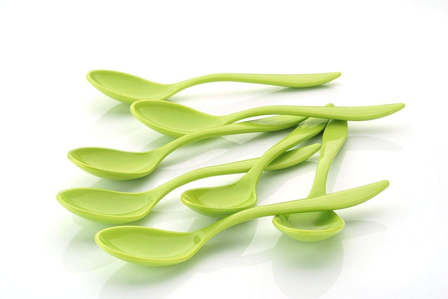 ABS Plastic Serving Spoons - 12 Piece Set -2
