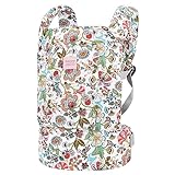 Bebamour Porte-poupée pour Fille, écharpe de Portage 3 en 1, Douce, 100% Coton, Wildflow...