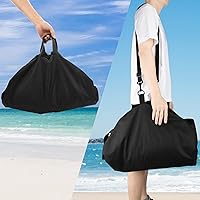 Vista 7 de Cosmos Bolsa de almacenamiento para traje de neopreno de playa, bolsa de almacenamiento para surfistas, bolsa seca plegable impermeable con asa