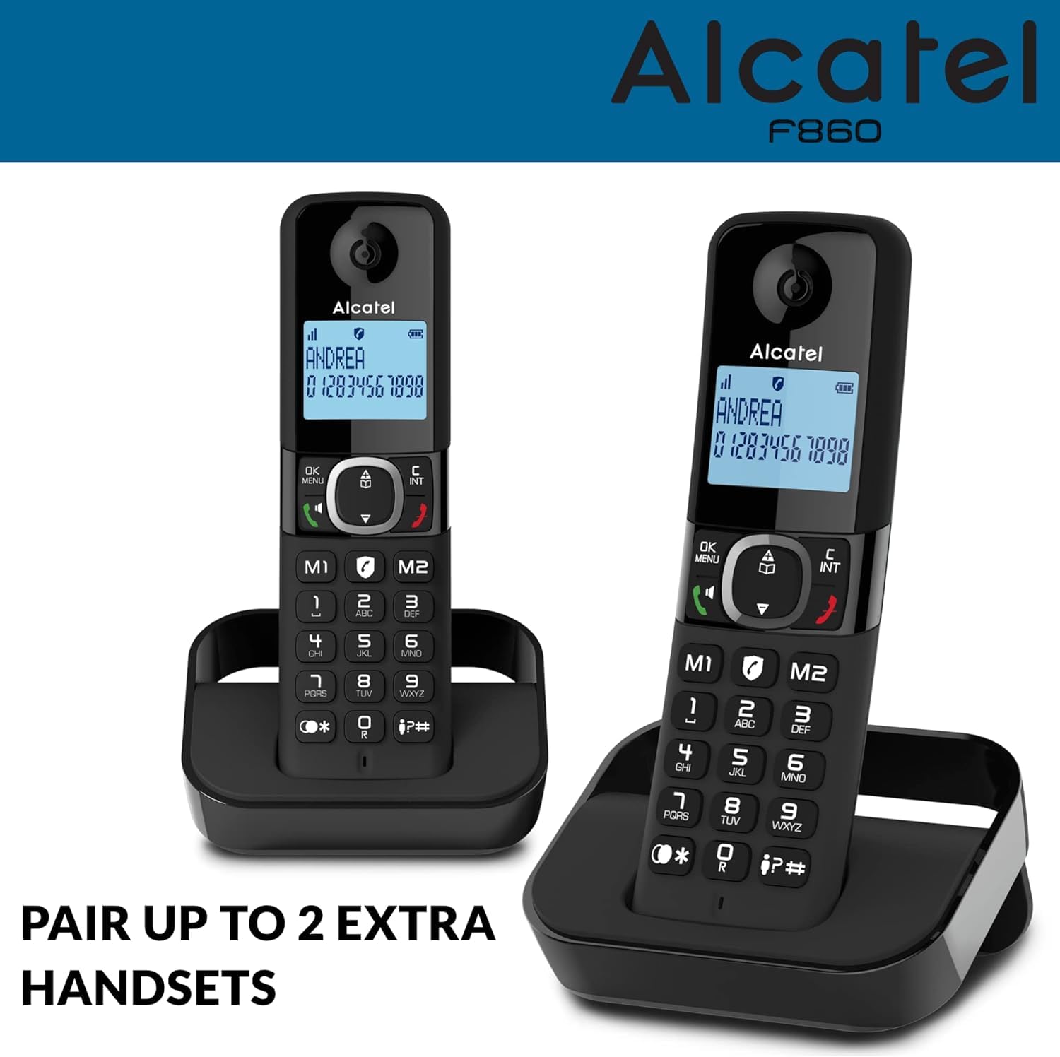 Alcatel TELEFONO F860 DUO BLACK