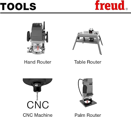 Miniatura 4 de Freud 73-762: Broca en espiral de 1/8" (diámetro) para plásticos blandos con vástago de 1/4" - carburo sólido