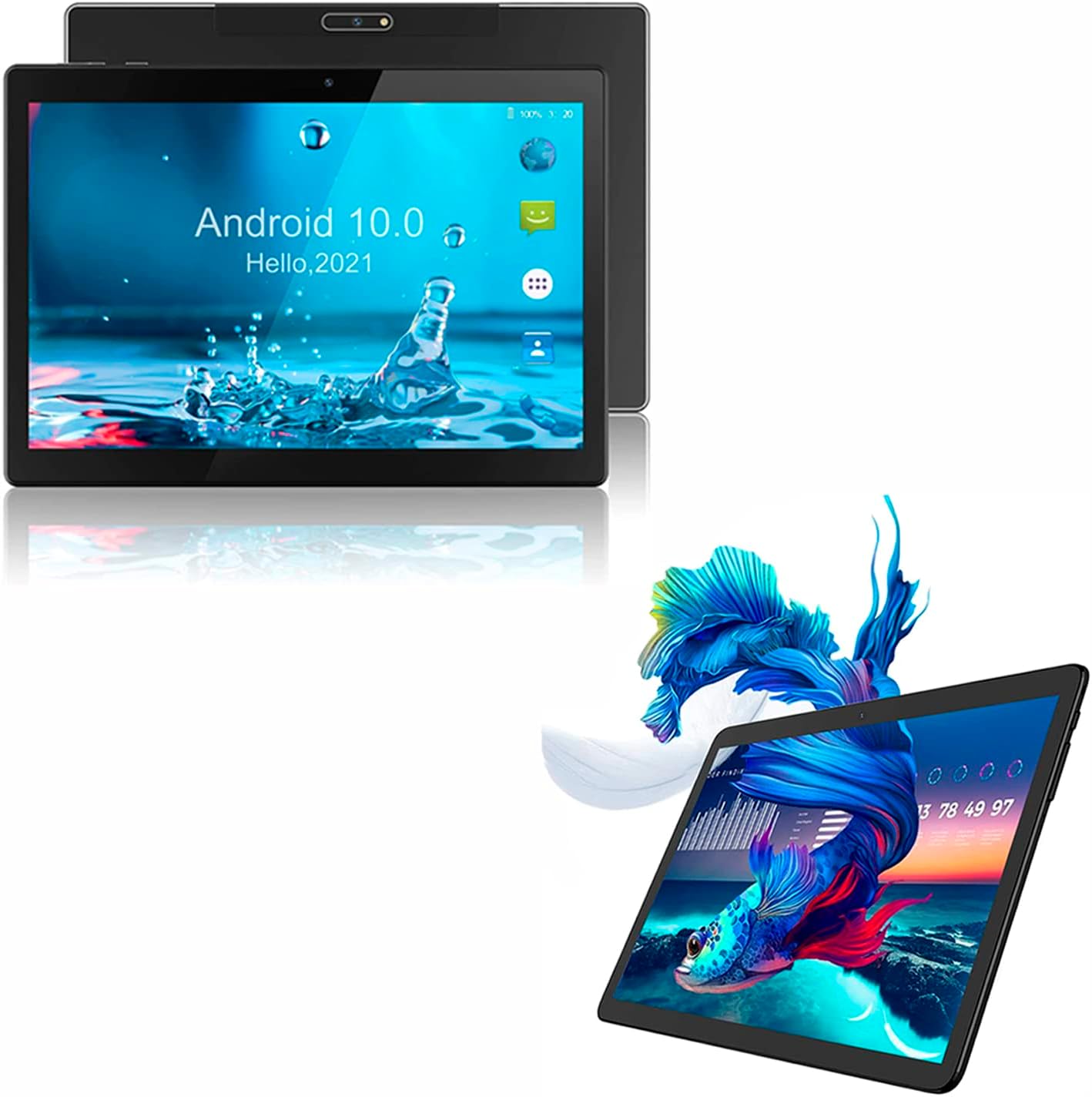 Hoozo Android Tablet 10 Inch, 32GB, 6000mAh Long Battery