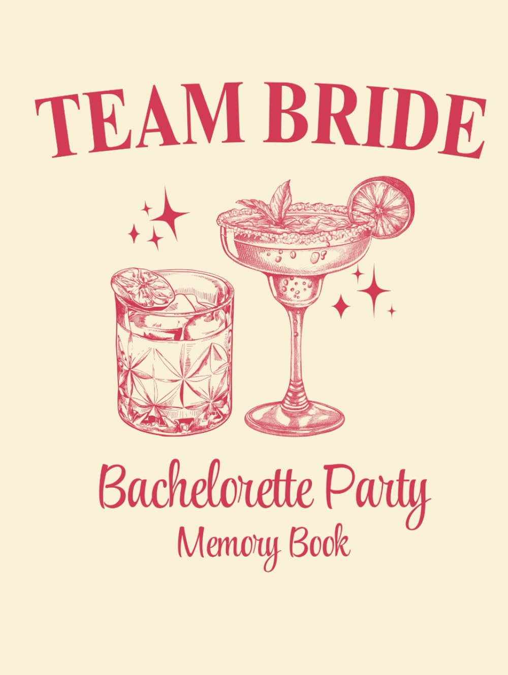 Livre d'or Team Bride album de scrapbooking pour photos de bridal shower