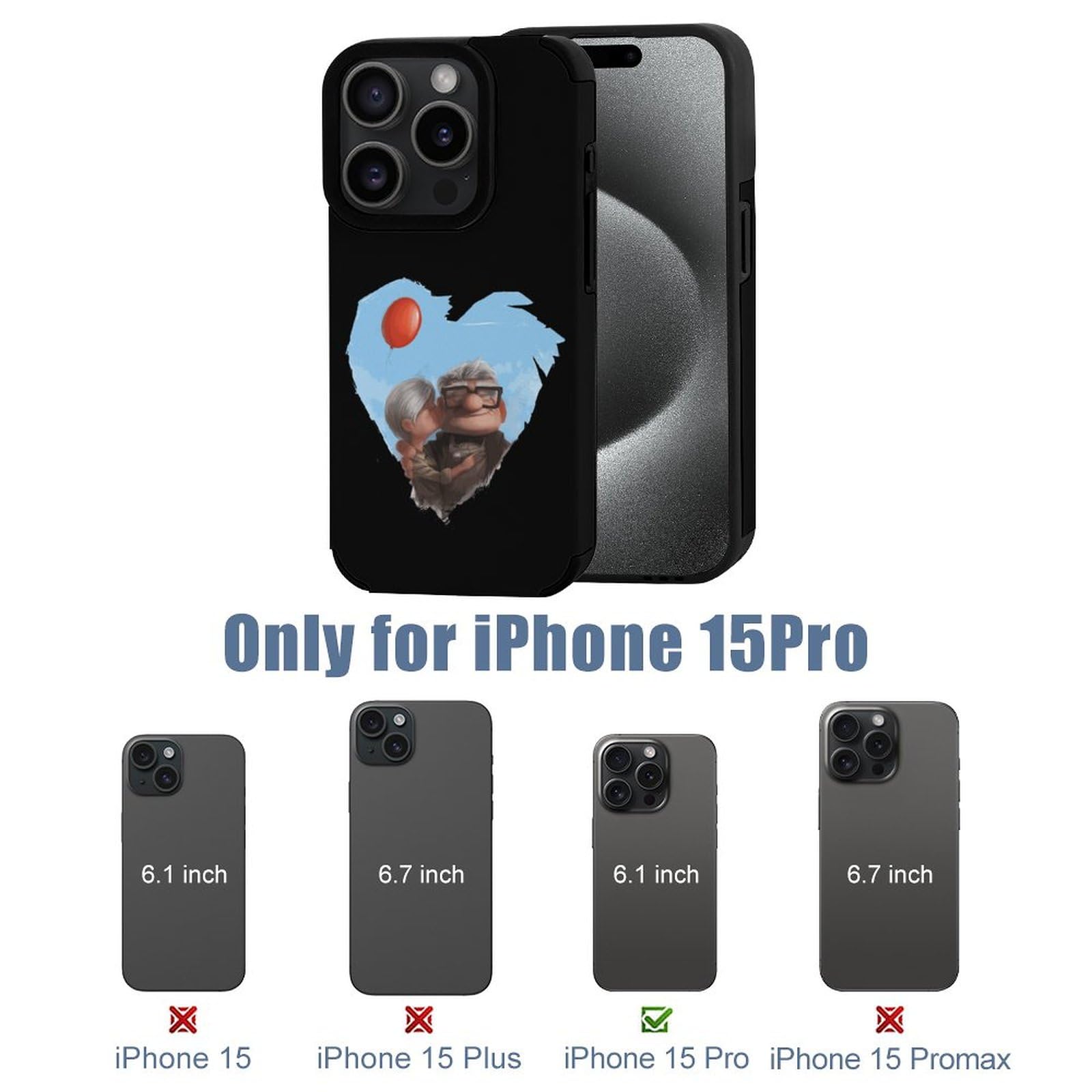 Amazon.co.jp: カールじいさんの空飛ぶ家 iPhone 15 Pro ケース