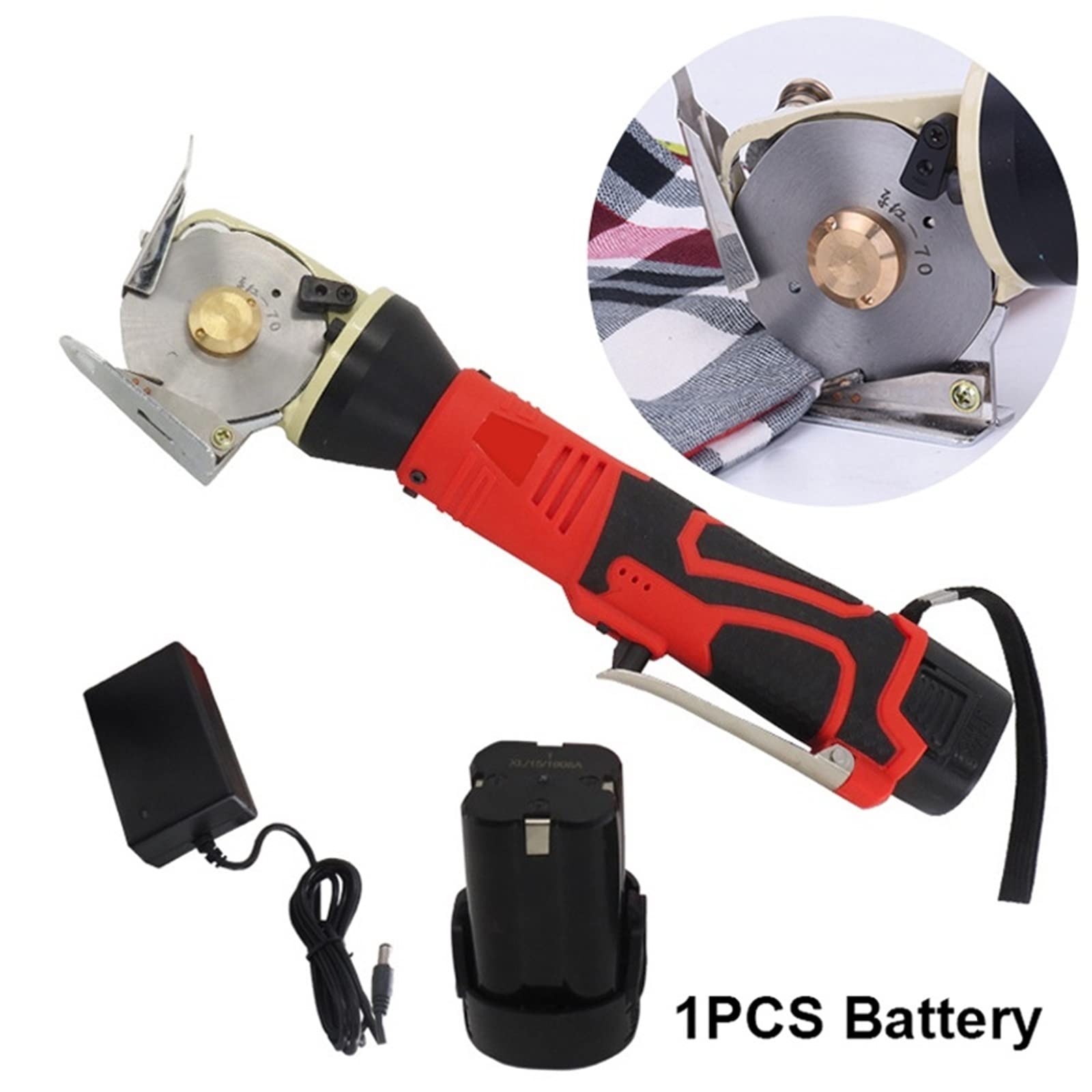 Tijeras eléctricas Recargables inalámbricas, alfombras de Tela, Herramientas Corte Cuero PVC, Tijeras sastrería para esquilar