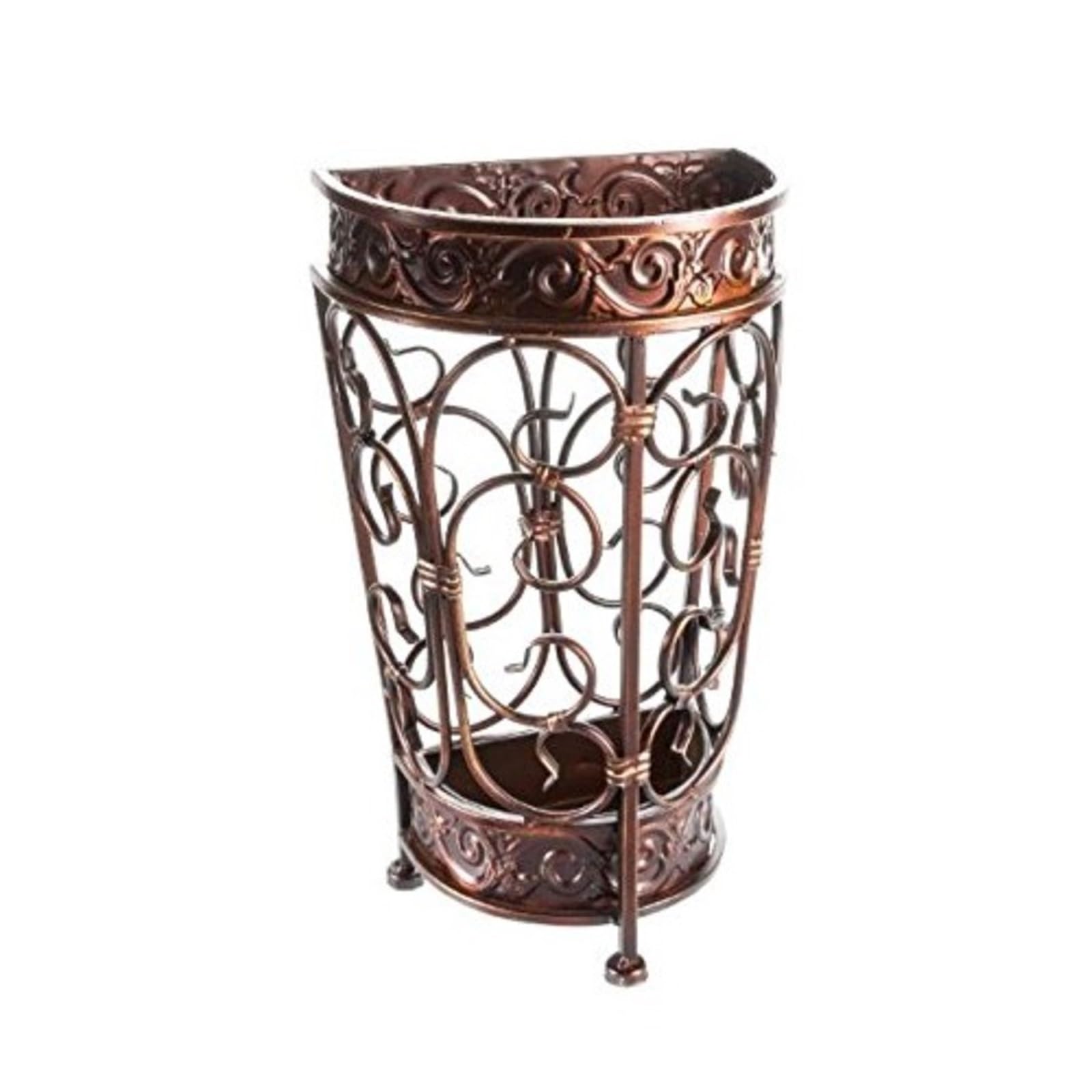 FVDZRFIE Umbrella Stand Metal Umbrella Stand, Holder, Entry Hallway Décor, Wallside Style, Removable Drip Tray