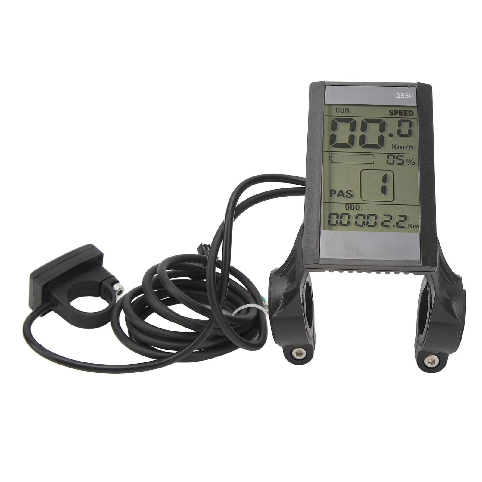 KIMISS S830 LCD Electric Bike Displaymètre étanche 24V 36V 48V - Accessoires de Modification des Ordinateurs et Gadgets Cyclistes