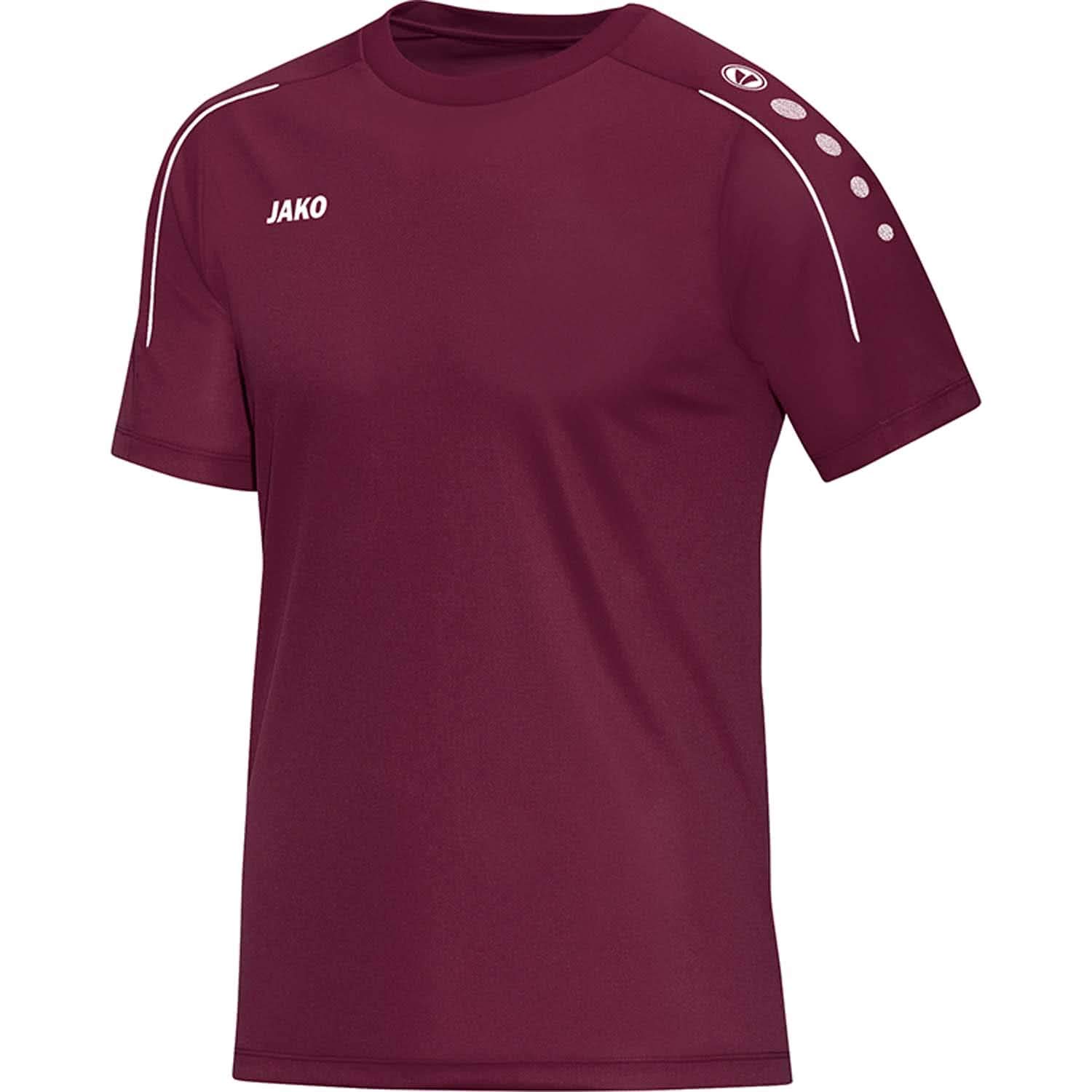 JAKO Classico T-Shirt Men's T-Shirt - Maroon, 4X-Large