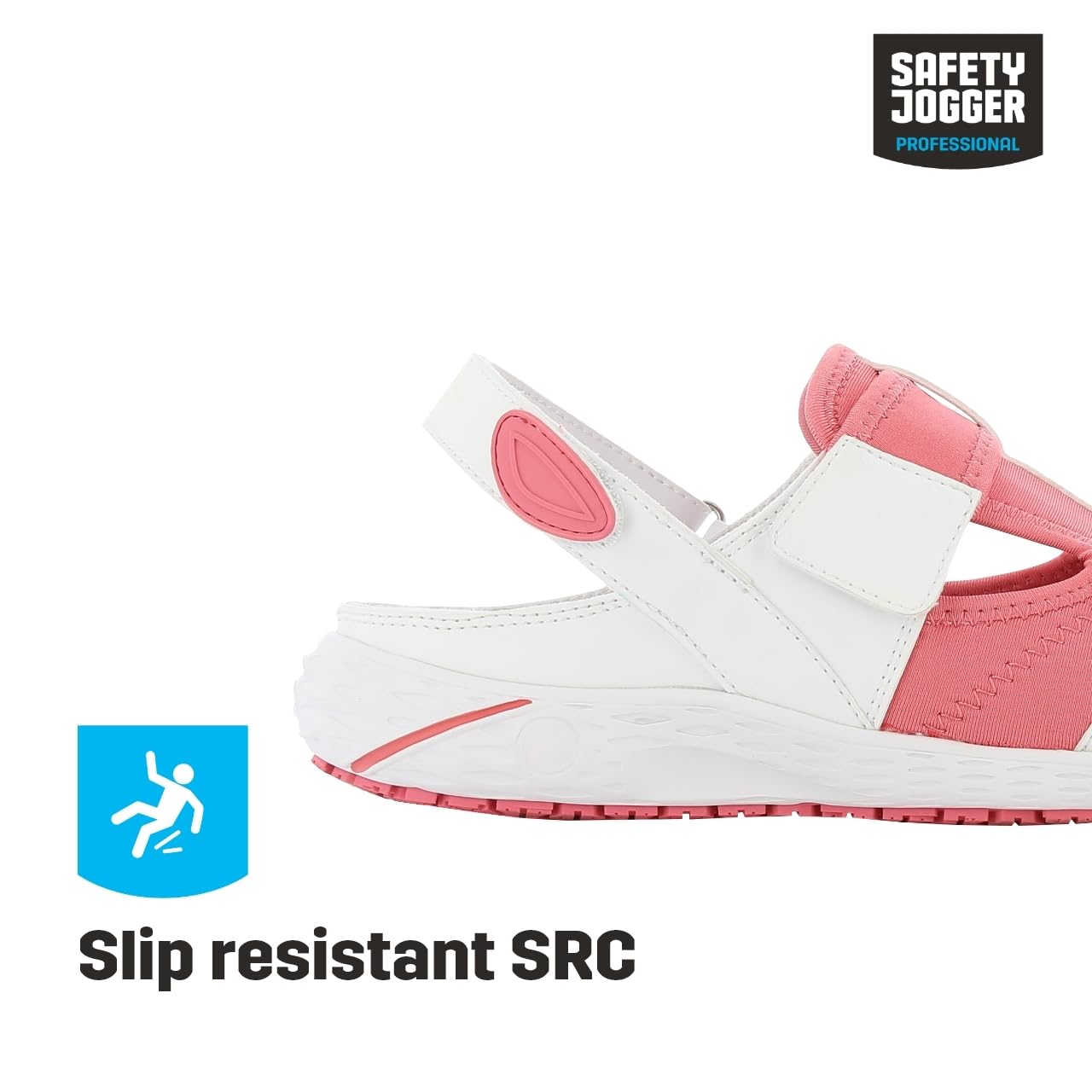 SAFETY JOGGER Zuecos de Seguridad para Mujer - Zapato de Trabajo Cómodo y Ligero, Ideal para Enfermeras, Cocina o Interior, Antideslizante y Amortiguador, Oxypas