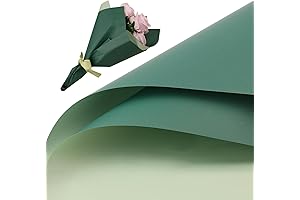 LUTER Green Bouquet Wrapping Paper