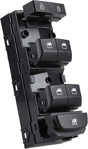 93571-M6100 Interruptor de elevalunas eléctrico del conductor delantero izquierdo Compatible para 2019-2021 Interruptor del regulador de la ventana