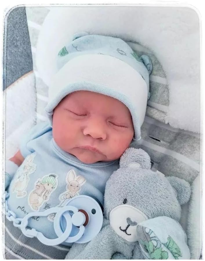 Muñecas Reborn Realistas Levi Bebé Niño de 18 Pulgadas Realista