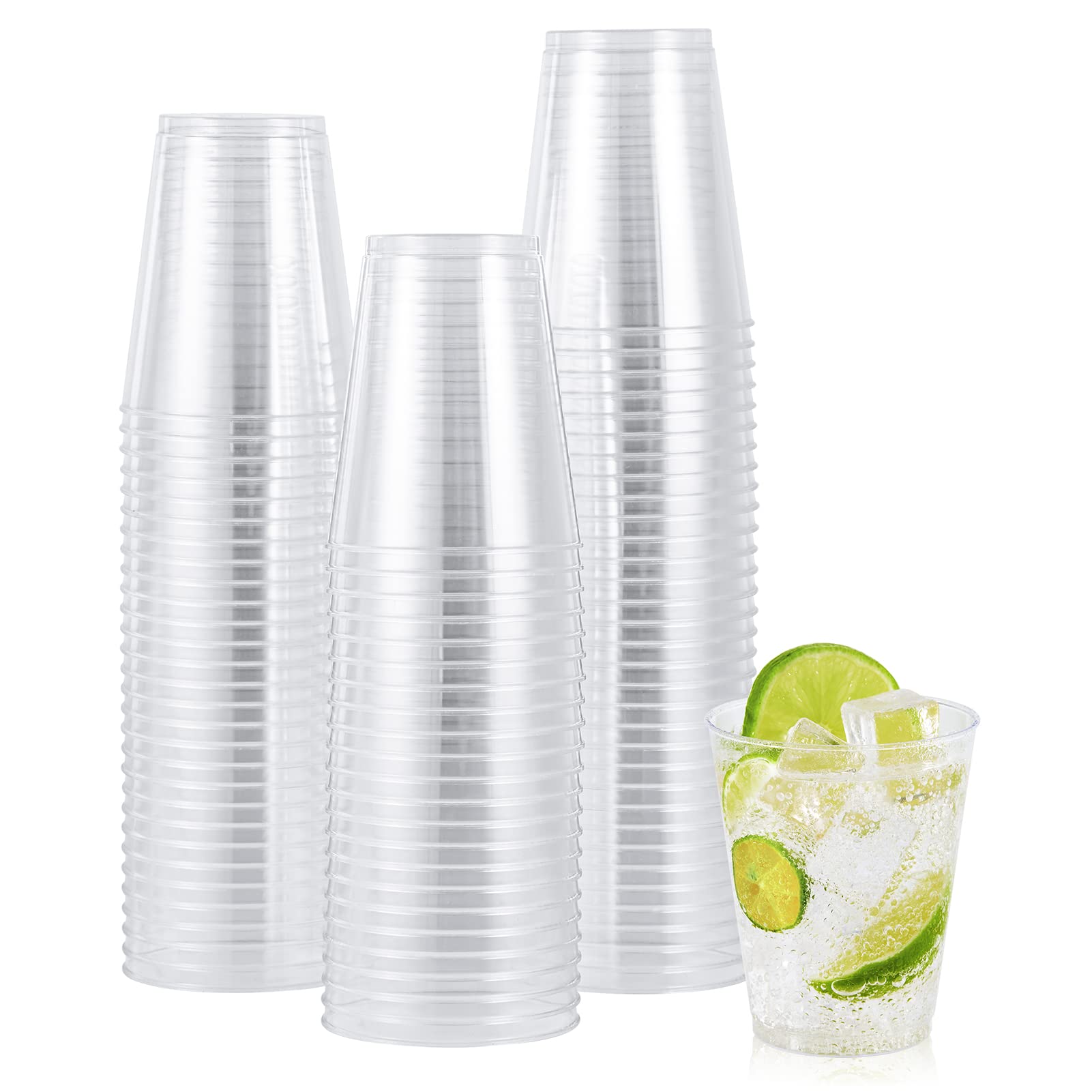 JOLLY CHEF 100 Pack 16 oz Disposable Clear Plastic Cups, Drinking Cups — Amazon image 10