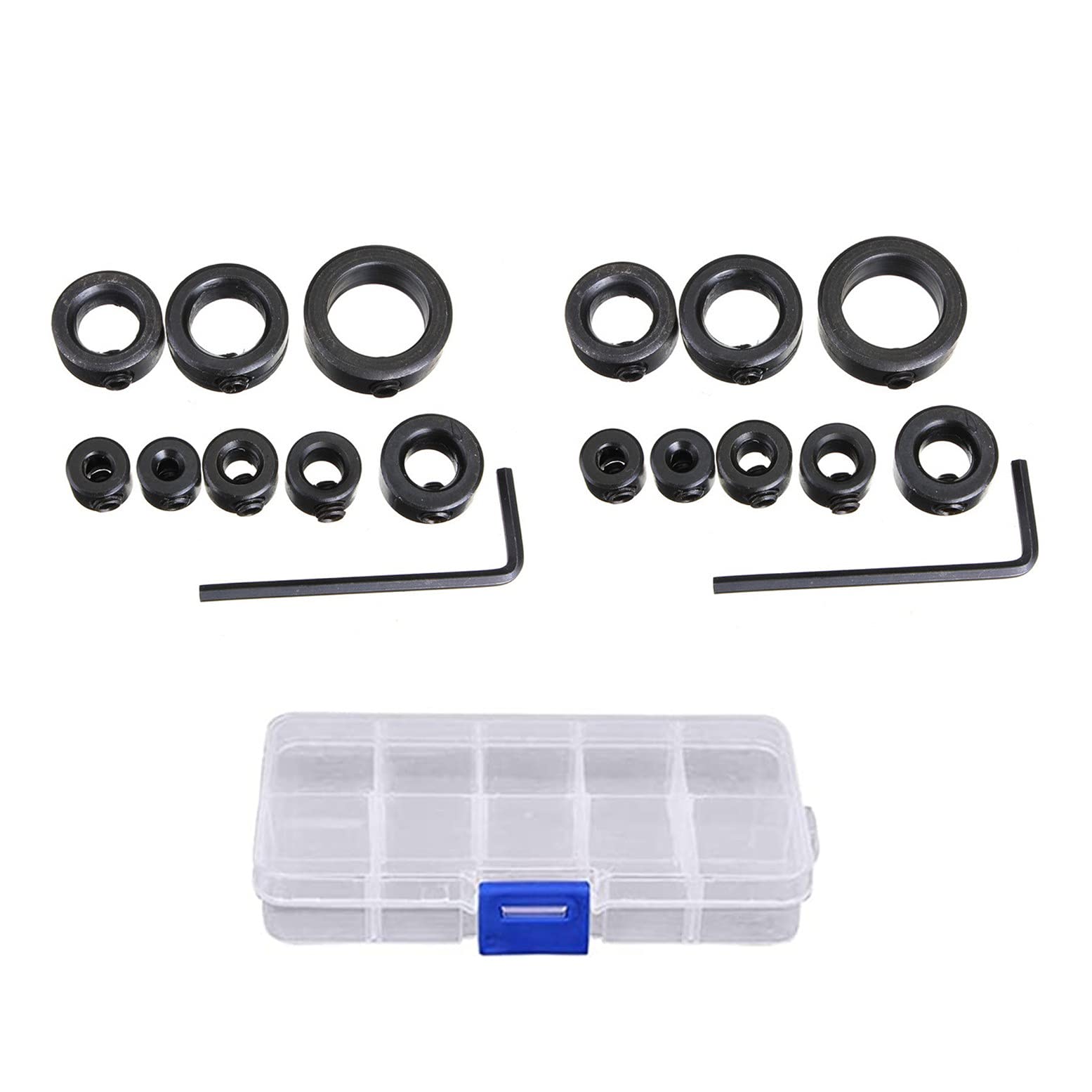 Yuanpgky 3 Stks Verstelbare Boor Diepte Stop Kraag Set 3-13mm