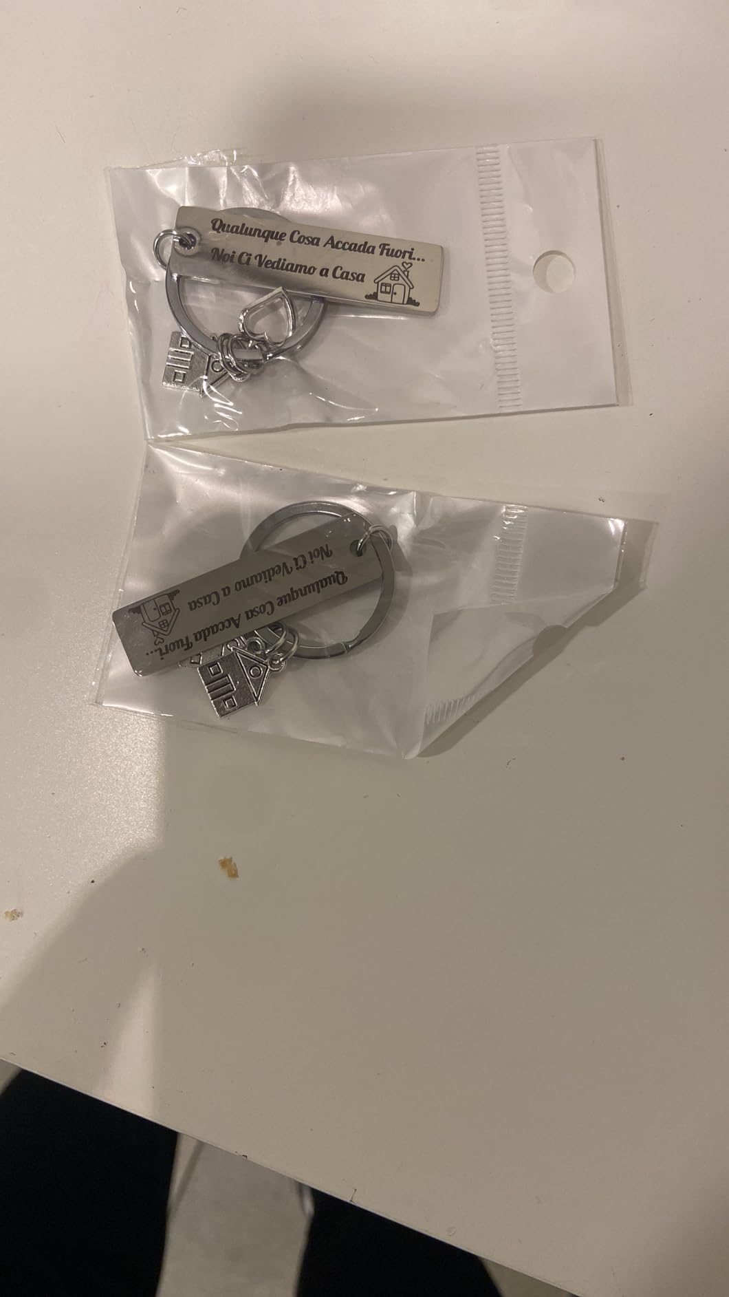 Aonveki Portachiavi Casa, Regalo Coppia per Anniversario Copleanno