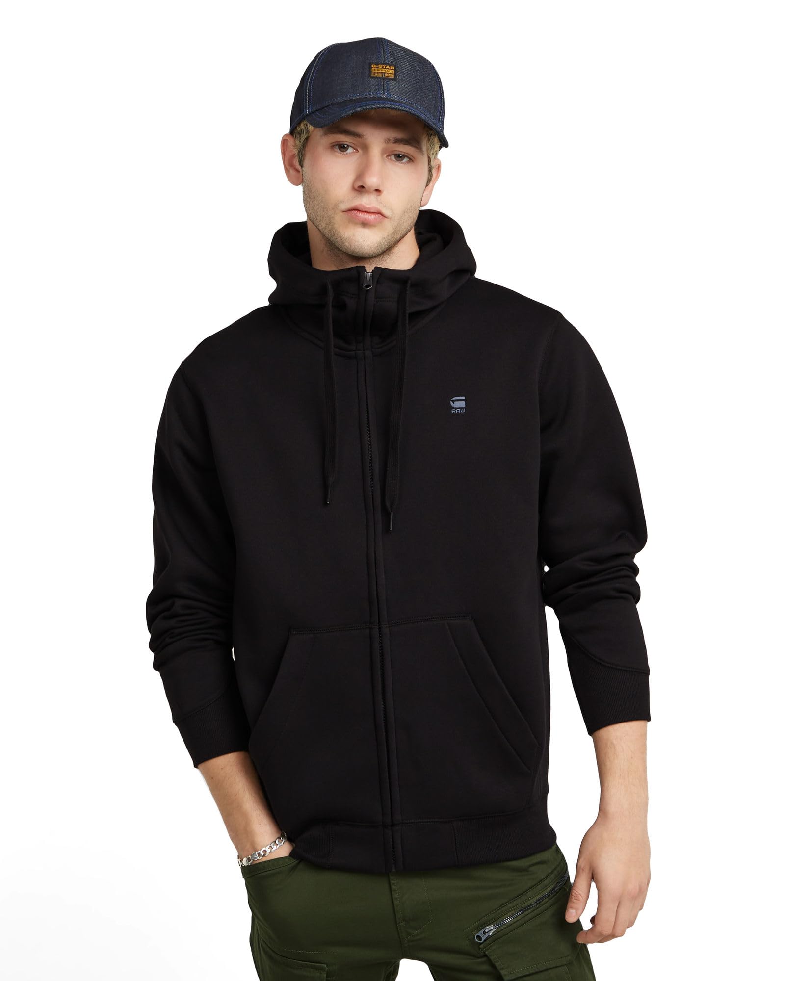 G-STAR RAW Premium Core Hdd Zip Sw Ls Bluza z kapturem Mężczyźni