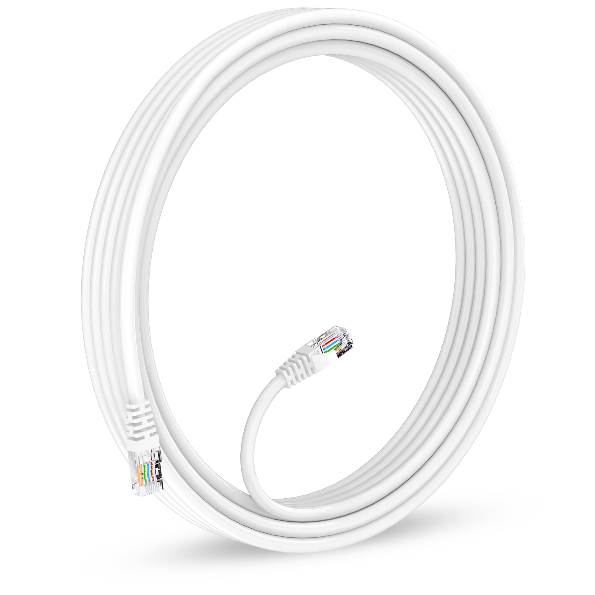 Sounce Cat6 Ethernet Cable 15-Meter-High Speed 550MHZ / 10 Gigabit Speed UTP LAN Cable Network Cable Internet Cable RJ45 Cable LAN Wire, Patch Computer Cord Gigabit Category 6 Wires for Modem Router — Amazon image 6