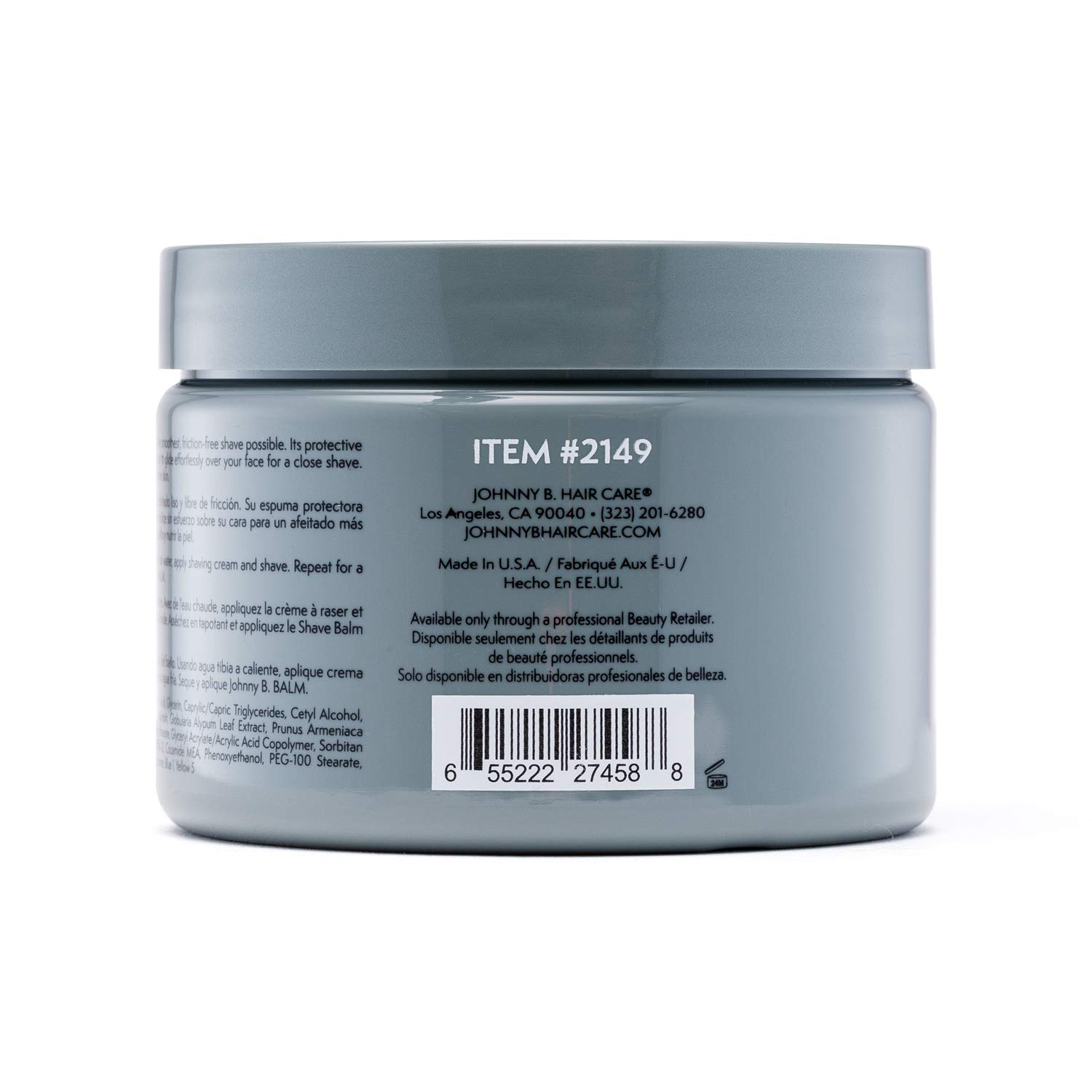 JOHNNY B. Premium Men's Shave Cream
