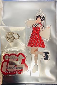 逃げ水あむ アクリルスタンド クリアカード アクリルお名前バッジ　きゅるして きゅるりんってしてみて 逃げ水あむ チバゆな アクリルスタンド きゅ