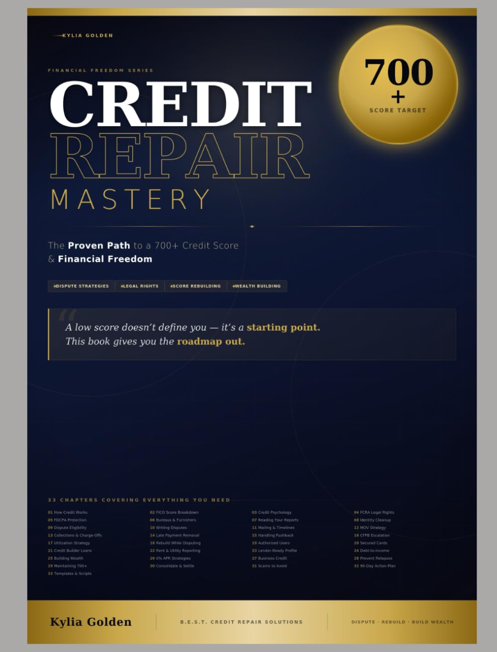 Credit Repair Mastery: The Proven Path to a 700+ Credit Score & Financial Freedom