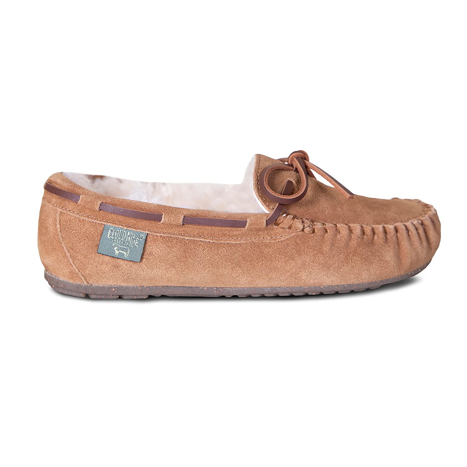 Cloud Nine SheepskinWomens Slip On Moccasin Flats