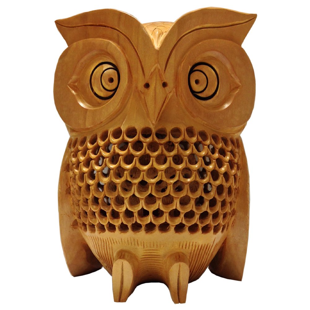 Amazon.co.jp: 福福福呼ぶ フクロウ 金運UP 商売繁盛 透かし彫り