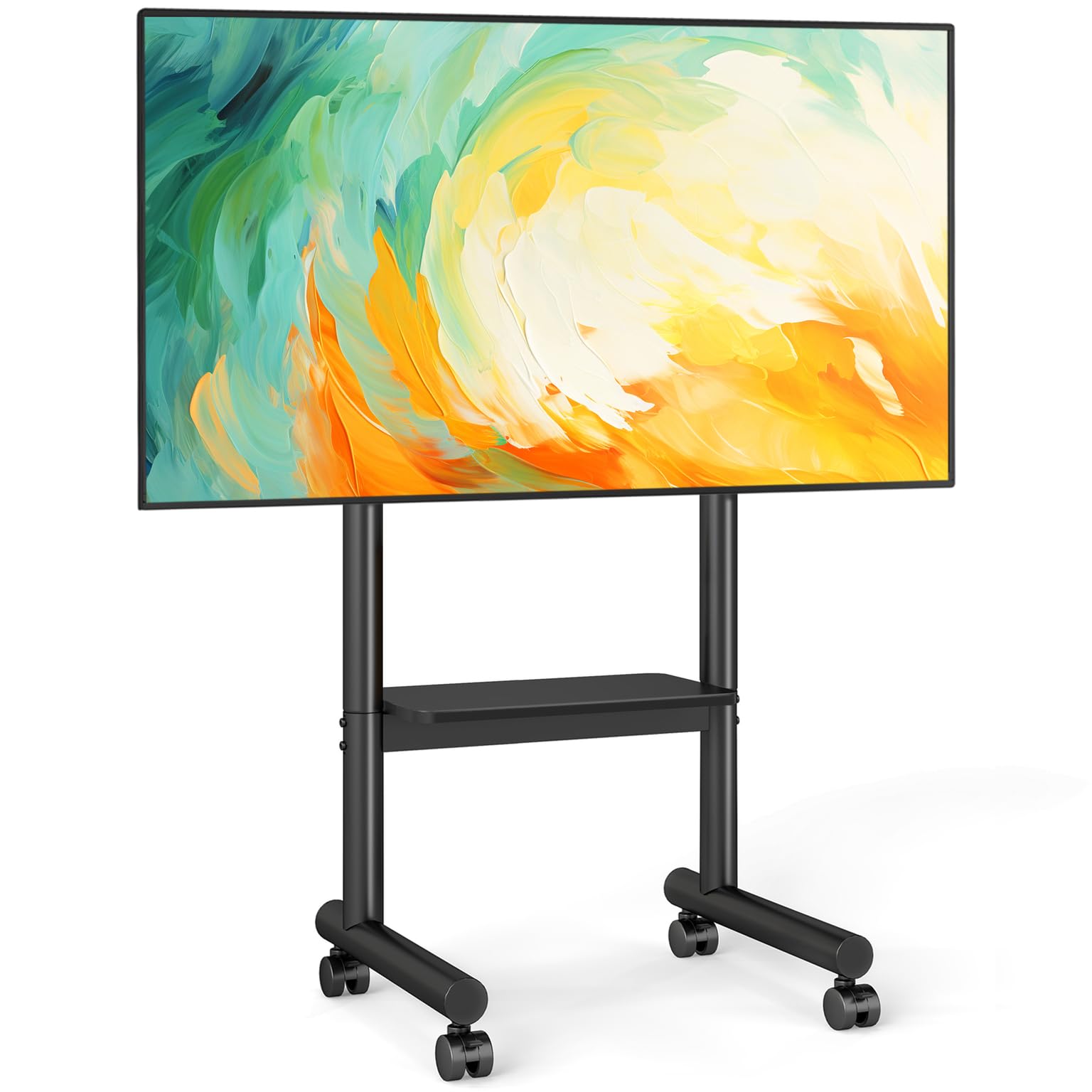 Amazon.co.jp: Rfiver テレビスタンド キャスター付き テレビスタンド