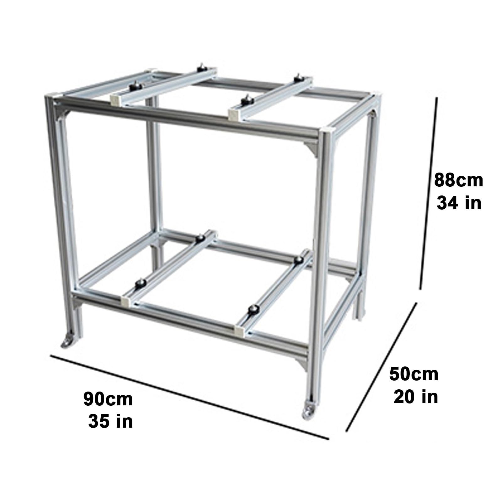 Uchwyt podłogowy do mini klimatyzatora Split - wytrzymały stop aluminium z amortyzującą podkładką antywibracyjną, idealny do instalacji pompy ciepła