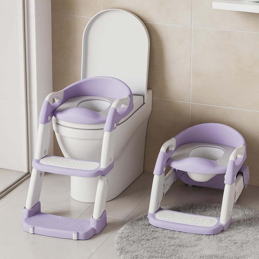 3-in-1 Potty Training Seat with Steps