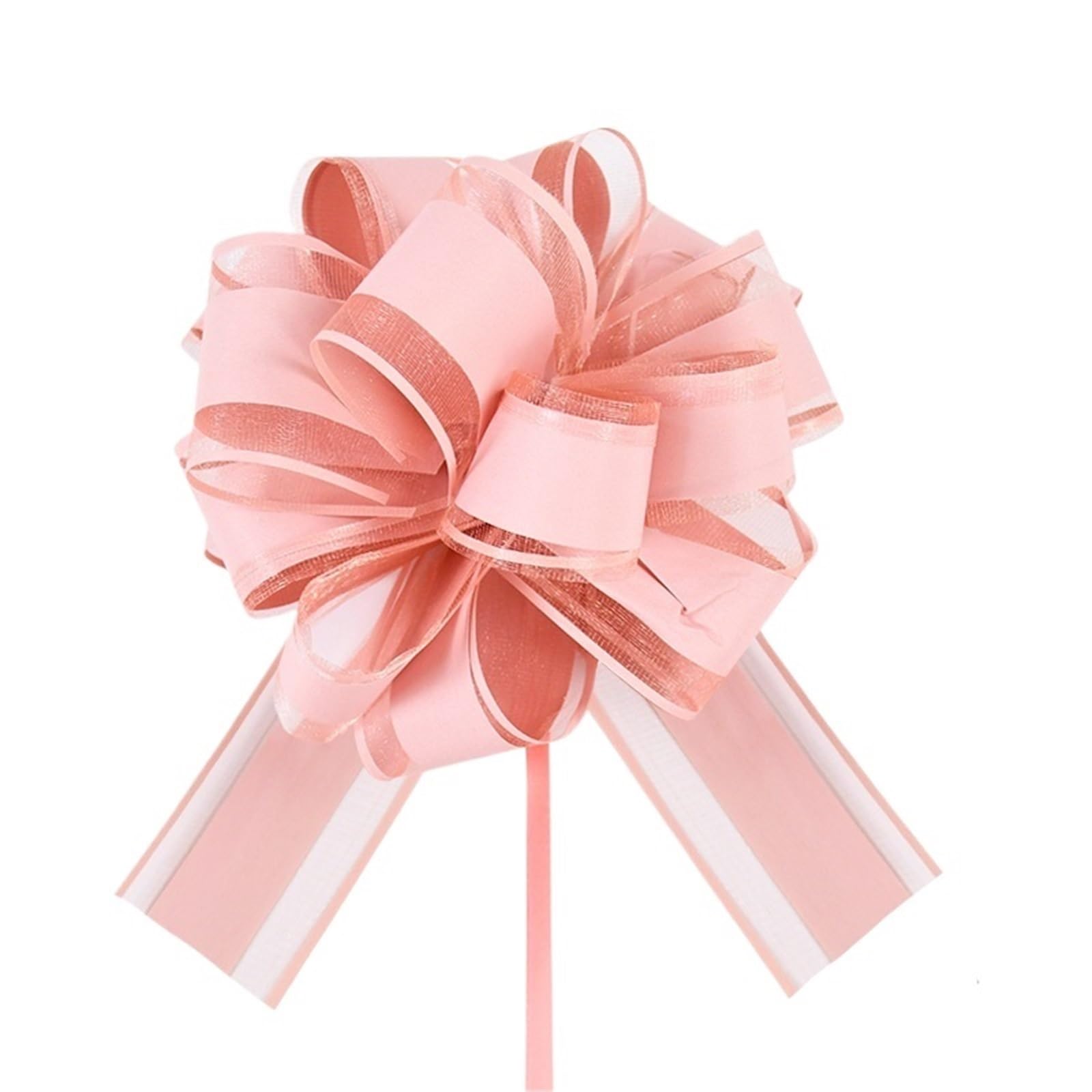 10 Stück weiße Hochzeitsauto-Dekoration | Ribbon Pull Bows Knot Birthday Party Chair Decor Supplies Wrapping DIY CraftsMöbel & Wohnen