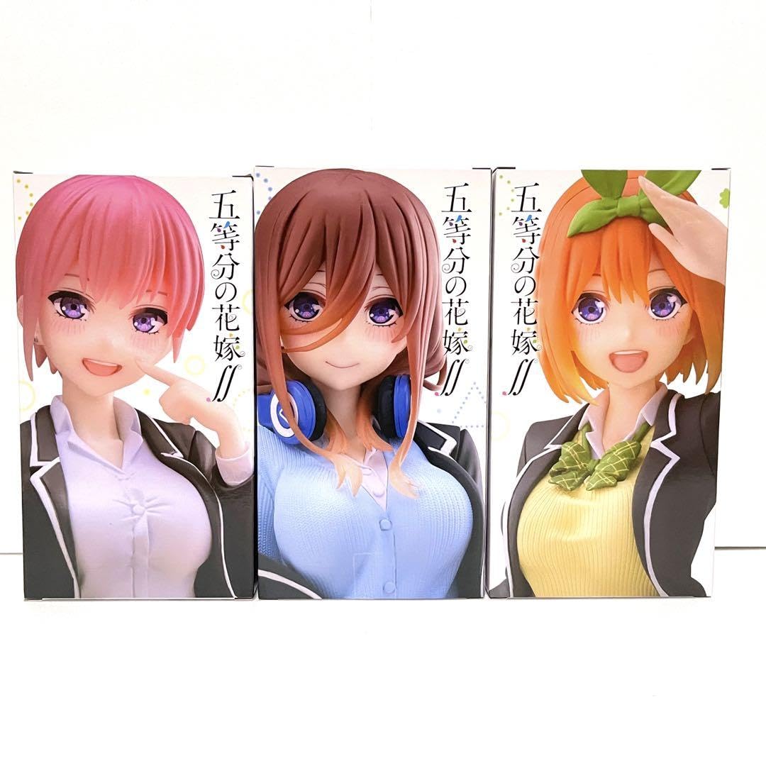 Amazon.co.jp: 五等分の花嫁 フィギュア 中野一花 中野三玖 中野四葉3