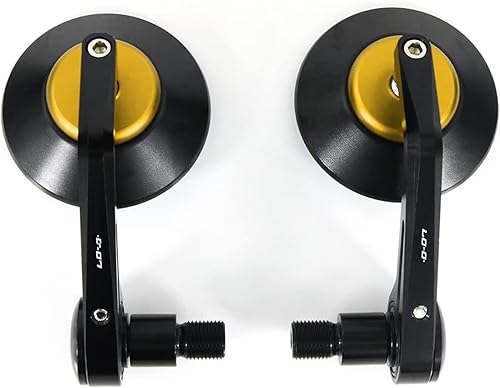 Espejo retrovisor para Y&AMAHA MT-07 FZ-07 2013-2021 FZ-09 MT-09 2014-2021 FZ6R FZ1 FZS1000 para F&AZER FZ6 para manillar F&AZER Barra de espejo