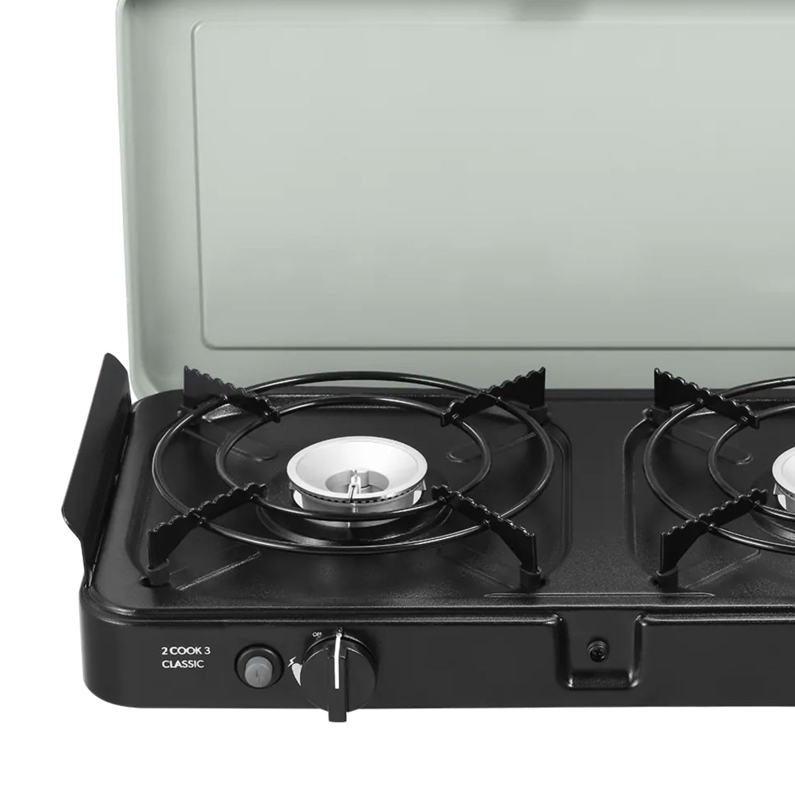 CADAC - 2-Cook 3 Classic Stove - Tischgrill - 50mBar - Campinggrill - Für draußen grillen - Stahl - Aluminium - Kunststoff - Gas Barbecue - Inkl. Transporttasche