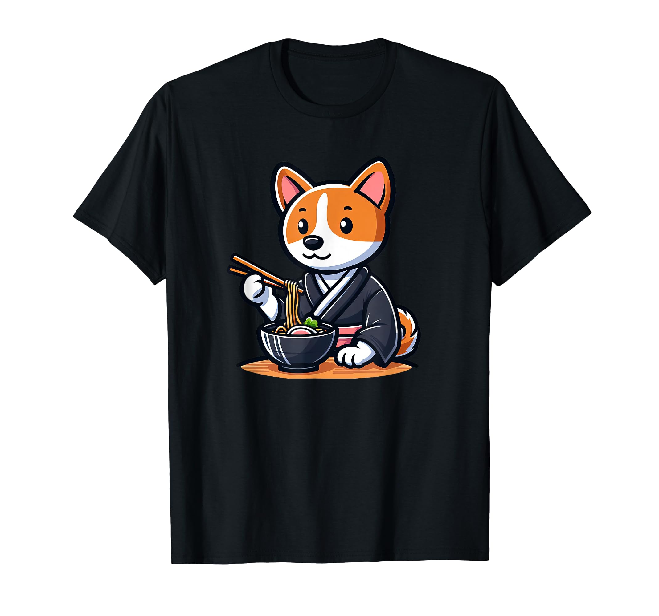 Basenji Ramen Funny Dog Japanese Food T-Shirt