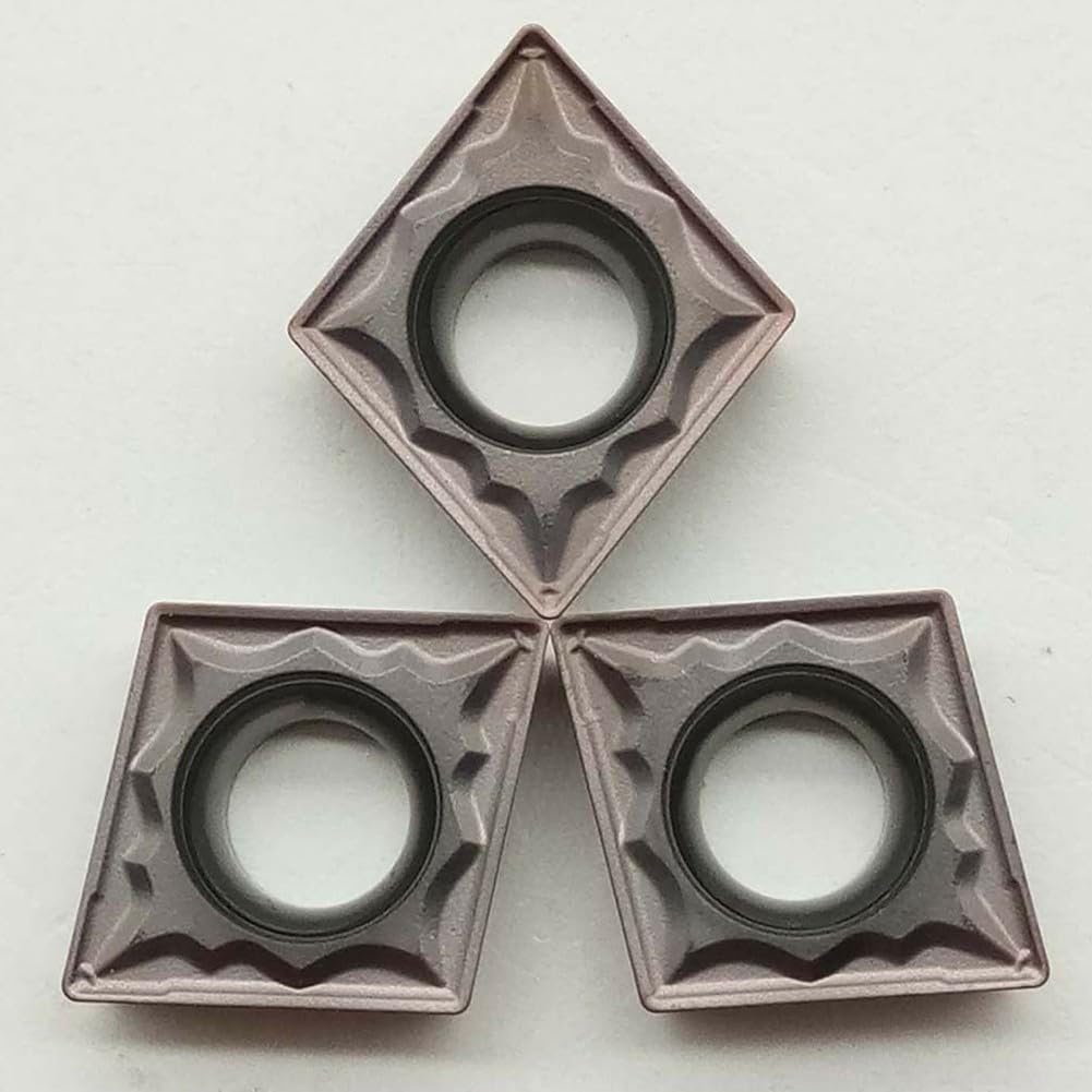Lot de 10 inserts de tournage en carbure CNC indexables CCMT09T304-HMP PC9030, outils de coupe en métal, pour usinage de tour, avec forte résistance et longue durée de vie