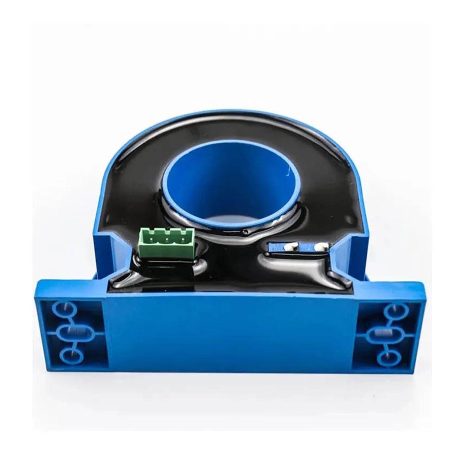 PXQCHAVLN Aperture 20mm AC/DC Current Transmitter 4-20mA Output DC Perforated ac Sensor AC 0-1000A Input(0-5v,0-1000 DC-20MM-AC220)