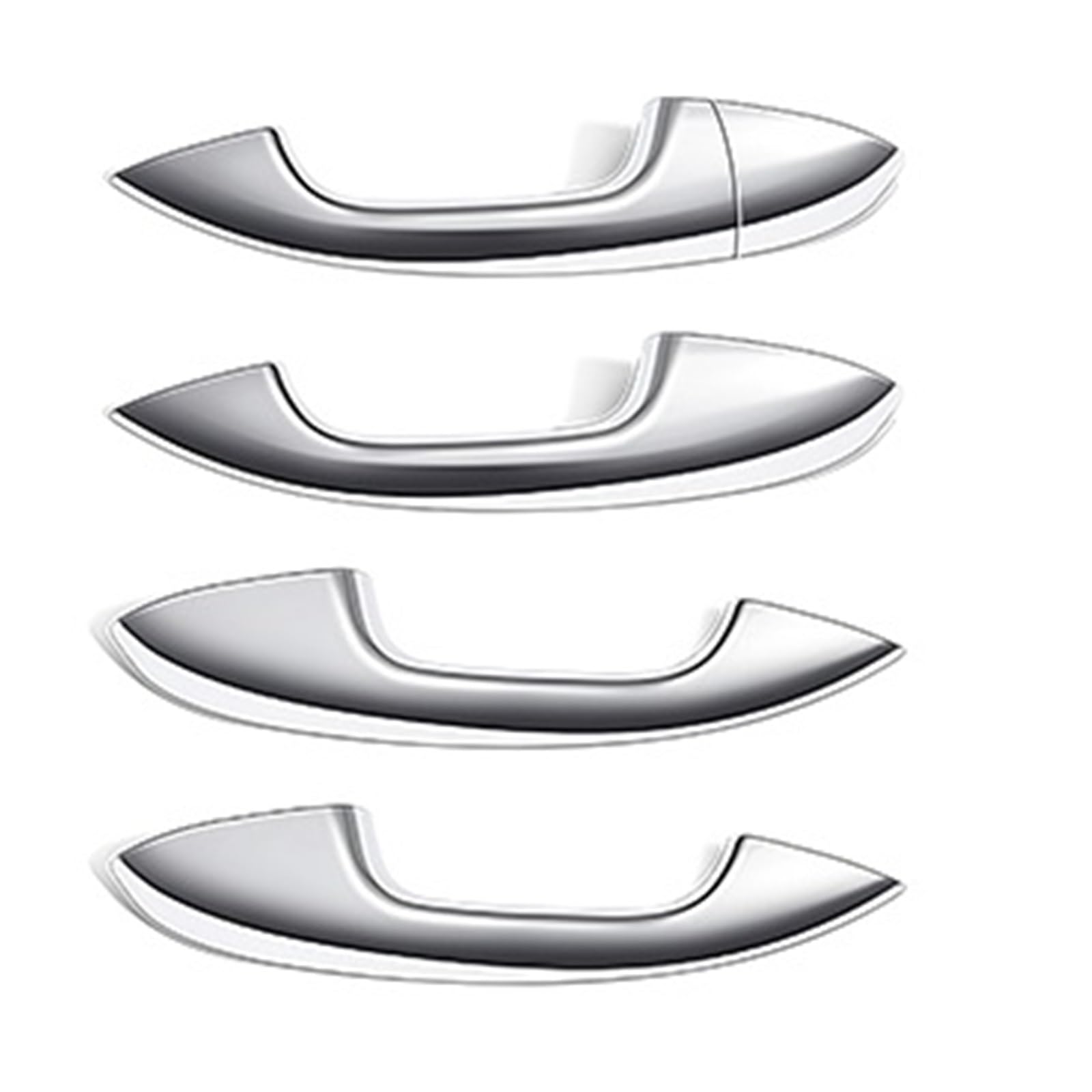 Kytgiol Silver Door Handle Protectors Compatible With Mercedes For Benz For W177 For W247 For W205 Exterior Decorative Shell Door Handle Cover