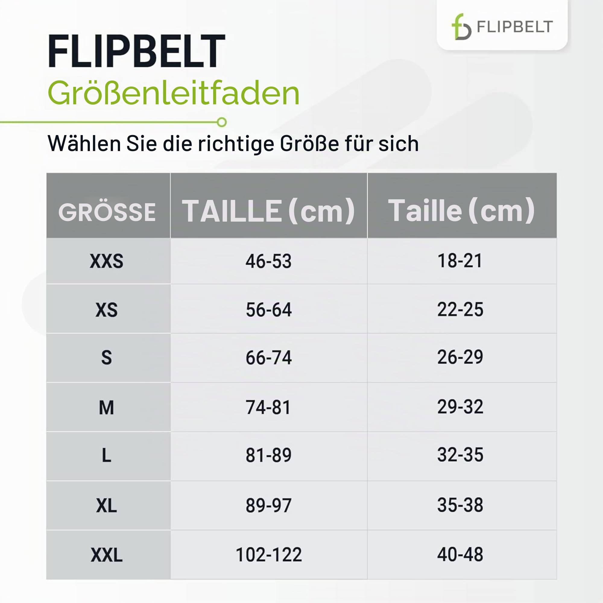 FlipBelt Zipper - Laufgürtel für Handy & kleines Zubehör - Sport-Bauchtasche für Damen und Herren