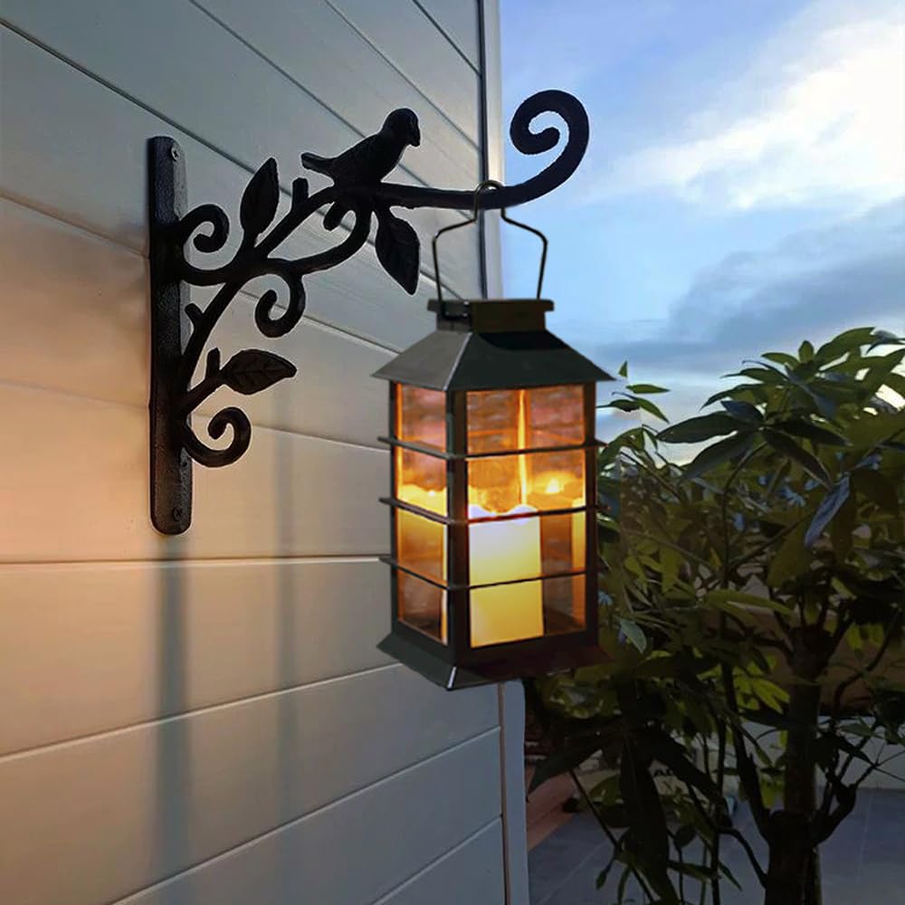 Linterna Solar Decorativa Exterior Estilo Marroquí | Luz LED Con Efecto Llama, Impermeable IP44 | Para Jardín, Terraza O Balcón