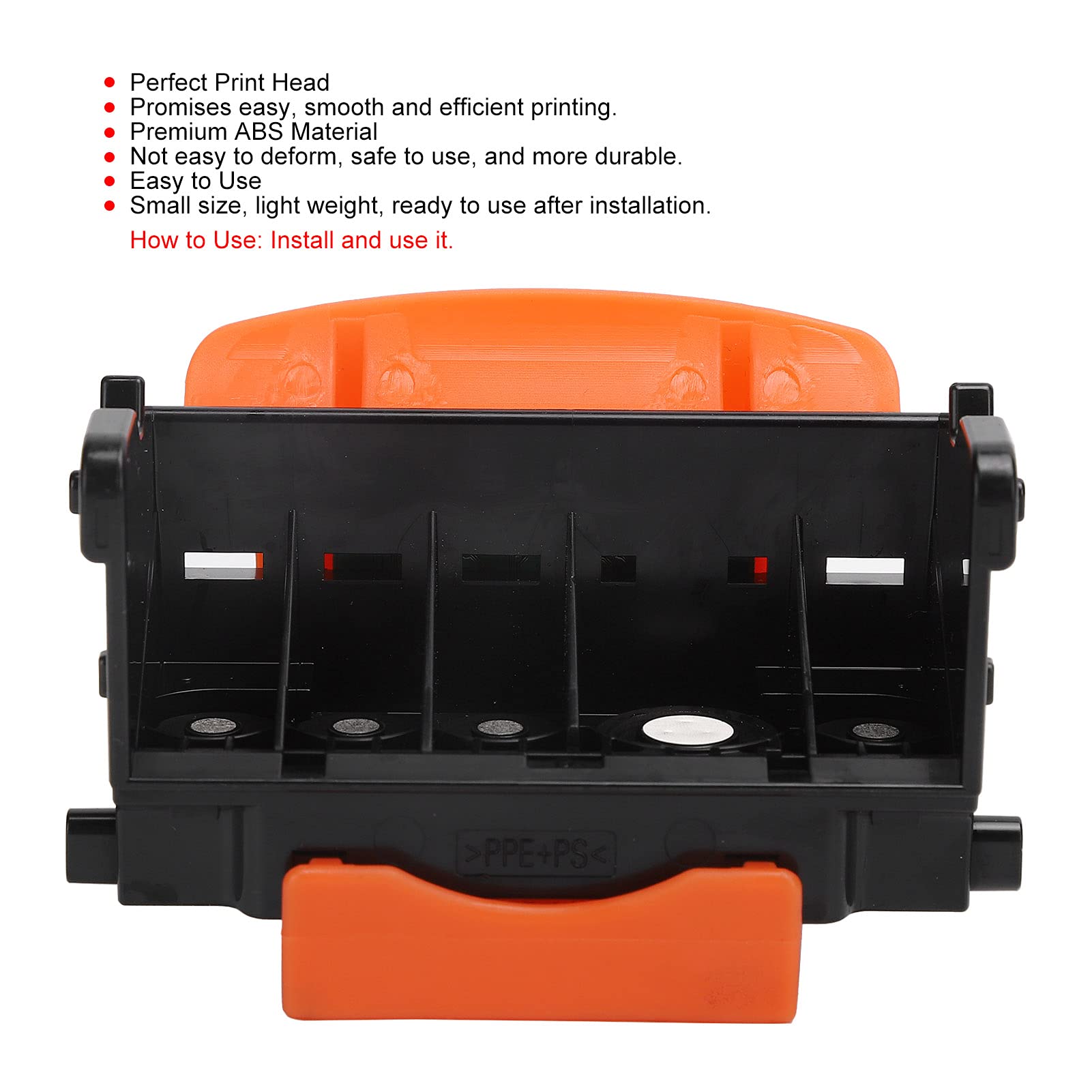 KIMISS Testina di Stampa a Colori, Qy6 0073 Sostituzione della Testina di Stampa Mp620 Sostituzione della Testina di Stampa ABS per Stampante Ip3600 Ip3680 Mp540 Mp545 Mp550 Mp558 (0073 Singolo Nero)