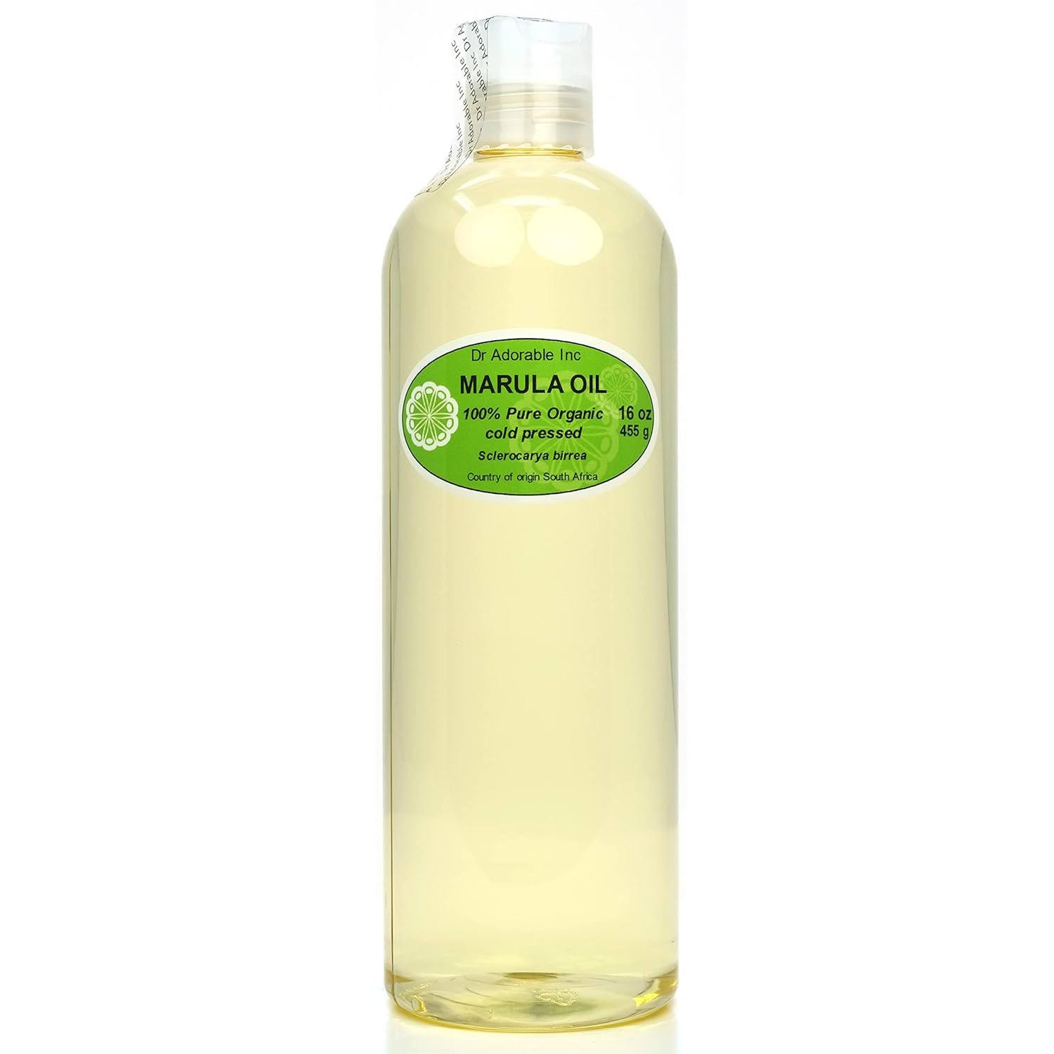 Dr Adorable - 16 oz - Marula Oil - 100% Pure Natural Organic Cold Pressed