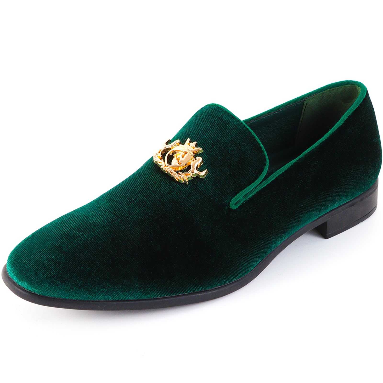Men's Multiple Colors Penny Slip-on Velvet Loafer Cushioned Suede Tuxedo Dress Shoes Luxurious Smoking Slipper Party Prom Wedding Shoes Comfortable Lightweight