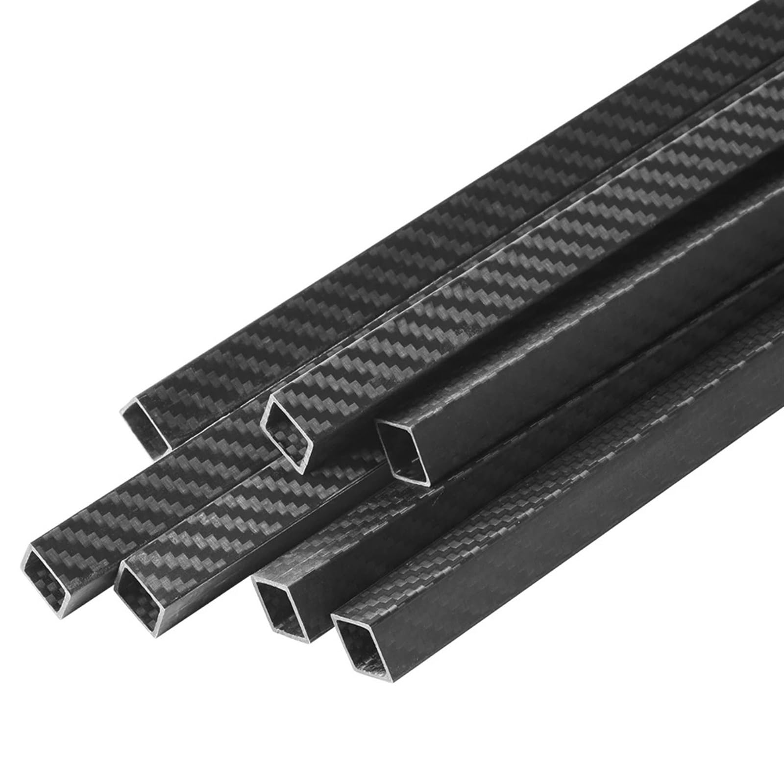 1Pcs Length 500mm OD8mm 10mm 15mm18mm 20mm 22mm 25mm 28mm Twill Matte 3K Full Carbon Fiber Square Rectangular Tube 3K Carbon Fiber Square(25x25x20mm)